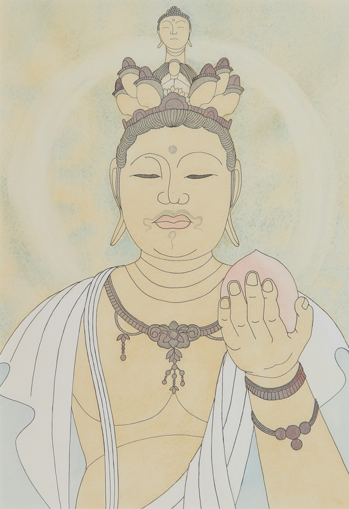 杉山幸男「十一面観音菩薩（大岩山・日石寺）」