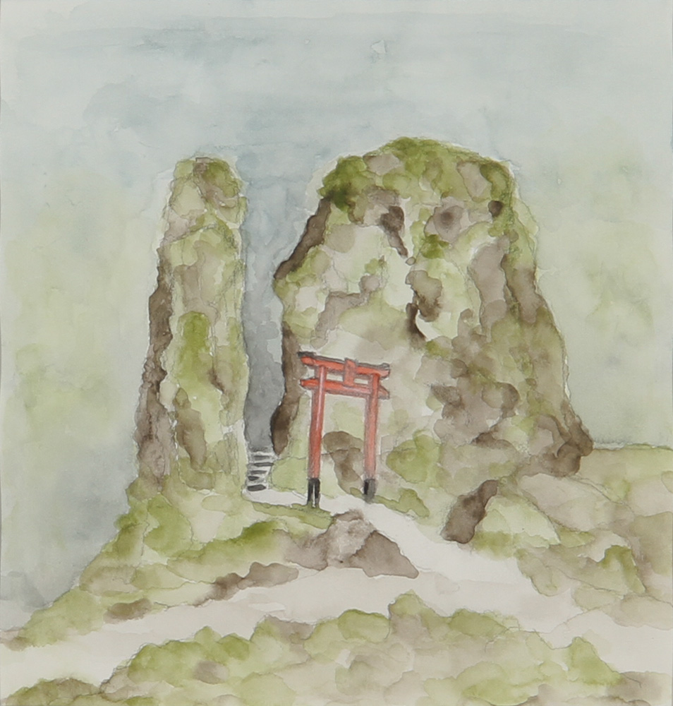 浜下りつ子「夫婦岩」