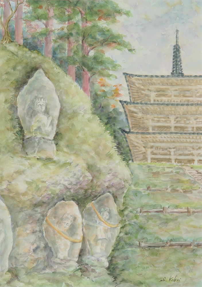 筧秀峰「石仏」