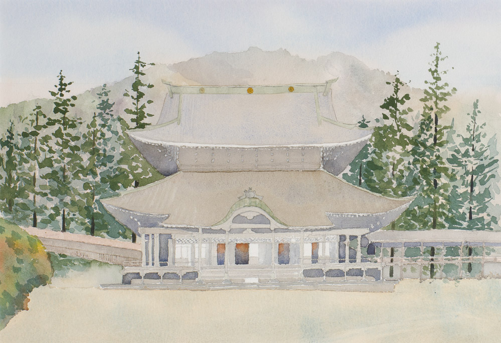 杉山幸男「太子堂（井波 瑞泉寺）」