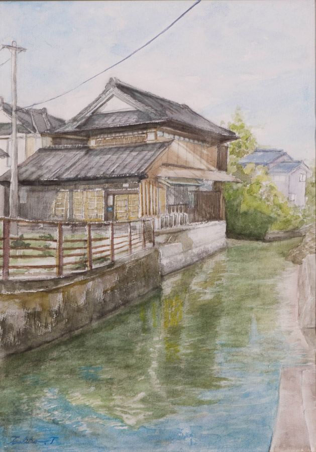 高澤俊子　「景」川辺より