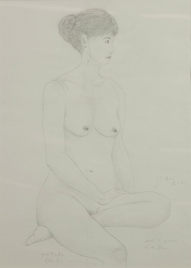 山崎玲子　裸婦（習作）
