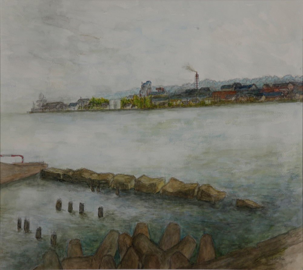 小林静子　河口風景