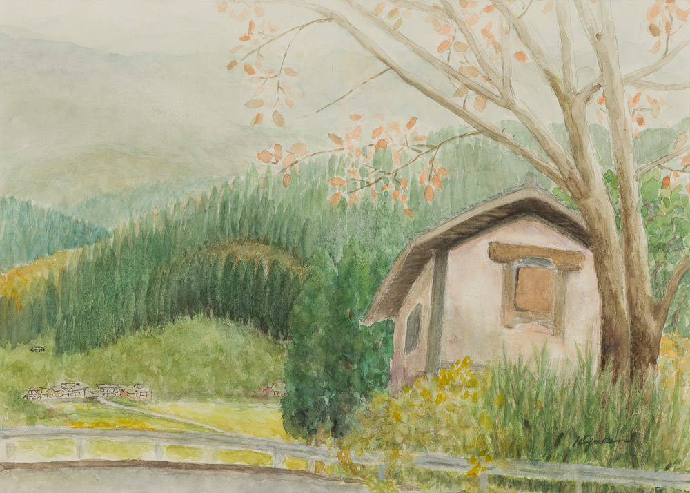 牲川和子　笹川の景