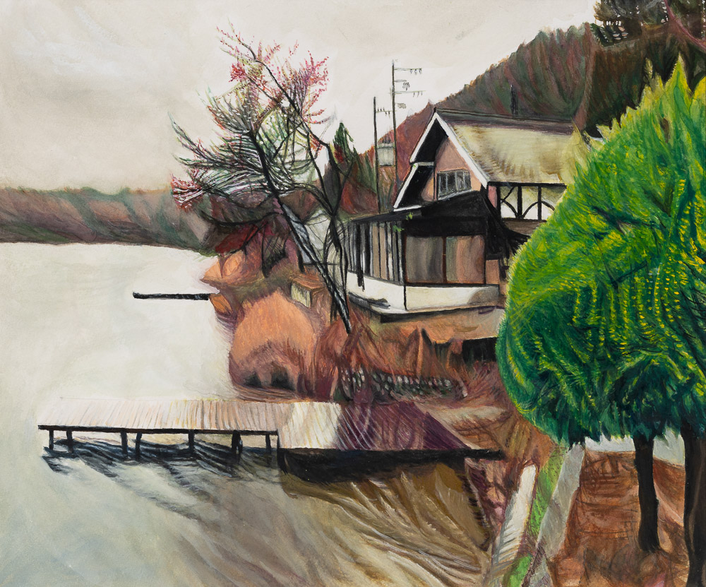 釣健二　青木湖