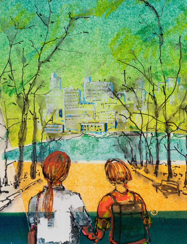 米田英隆　青葉仰ぐ